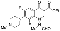 6,8-Difluoro-1,4-dihydro-1-(N-methylformamido)-7-(4-methyl-1-piperazinyl)-4-oxo-3-quinolin