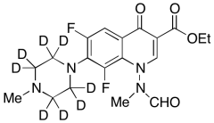 6,8-Difluoro-1,4-dihydro-1-(N-methylformamido)-7-(4-methyl-1-piperazinyl)-4-oxo-3-quinolin