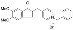 4-[(1,3-Dihydro-5,6-dimethoxy-1-oxo-2H-indenylidene)methyl]-1-(phenylmethyl)-pyridinium Br