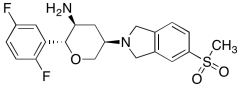 (2R,3S,5R)-2-(2,5-Difluorophenyl)-5-(5-(methylsulfonyl)isoindolin-2-yl)tetrahydro-2H-pyran