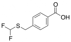 4-{[(Difluoromethyl)sulfanyl]methyl}benzoic Acid