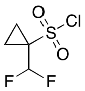 1-(Difluoromethyl)cyclopropanesulfonyl Chloride