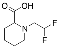1-(2,2-Difluoroethyl)piperidine-2-carboxylic Acid