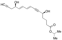 (5S,8E,10E,12R)-5,12-Dihydroxy-8,10-pentadecadiene-6,14-diynoic Acid 1-Methylethyl Ester