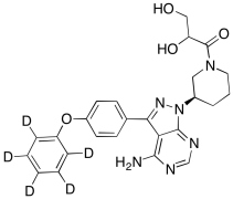 Dihydrodiol Ibrutinib-d5