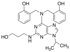 6-[N,N-Di(2-hydroxybenzyl)amino]-2-[(3-hydroxypropyl)amino]-9-isopropylpurine