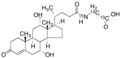 N-[(7&alpha;,12&alpha;)-7,12-Dihydroxy-3,24-dioxochol-4-en-24-yl]glycine-13C2,15N