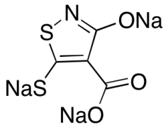 2,3-Dihydro-5-mercapto-3-oxo-4-isothiazolecarboxylic Acid Trisodium Salt