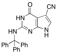 4,7-Dihydro-4-oxo-2-[(triphenylmethyl)amino]-3H-pyrrolo[2,3-d]pyrimidine-5-carbonitrile