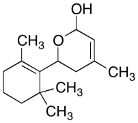 5,6-Dihydro-4-methyl-6-(2,6,6-trimethyl-1-cyclohexen-1-yl)-2H-pyran-2-ol