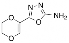 5-(5,6-dihydro-1,4-dioxin-2-yl)-1,3,4-oxadiazol-2-amine