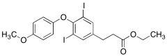3,5-Diiodo-4-(4-methoxyphenoxy)-benzenepropanoic Acid Ethyl Ester