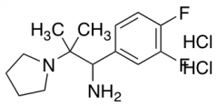 1-(3,4-difluorophenyl)-2-methyl-2-(pyrrolidin-1-yl)propan-1-amine dihydrochloride
