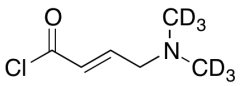 (E)-4-(Dimethylamino)but-2-enoyl Chloride-d6