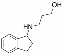 3-[(2,3-Dihydro-1H-inden-1-yl)amino]propan-1-ol