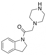 1-(2,3-Dihydro-1H-indol-1-yl)-2-(piperazin-1-yl)ethan-1-one