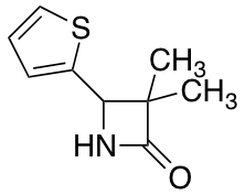 3,3-Dimethyl-4-(thiophen-2-yl)azetidin-2-one