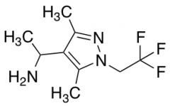 1-[3,5-dimethyl-1-(2,2,2-trifluoroethyl)-1H-pyrazol-4-yl]ethan-1-amine