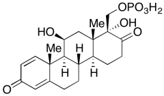 (11&beta;)-11,17aR-Dihydroxy-17aR-[(phosphonooxy)methyl]-D-homoandrosta-1,4-diene-3,17