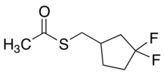 1-{[(3,3-difluorocyclopentyl)methyl]sulfanyl}ethan-1-one
