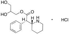 (2S)-2,3-Dihydroxypropyl 2-phenyl-2-((R)-piperidin-2-yl)acetate Hydrochloride Salt