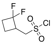 (2,2-difluorocyclobutyl)methanesulfonyl chloride