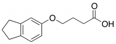 4-(2,3-dihydro-1H-inden-5-yloxy)butanoic Acid