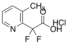 2,2-difluoro-2-(3-methylpyridin-2-yl)acetic Acid Hydrochloride