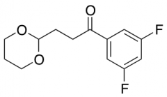 3',5'-Difluoro-3-(1,3-Dioxan-2-Yl)Propiophenone