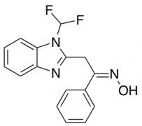 N-{2-[1-(Difluoromethyl)-1H-1,3-benzodiazol-2-yl]-1-phenylethylidene}hydroxylamine
