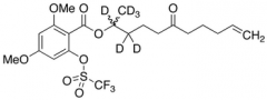 rac 2,4-Dimethoxy-6-[[(trifluoromethyl)sulfonyl]oxy]benzoic Acid 1-Methyl-5-oxo-9-decen-1-