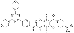 N-[4-[[4-(Dimethylamino)-1-piperidinyl]carbonyl]phenyl]-N'-[4-(4,6-di-4-morpholinyl-1,3,5-