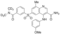 6-[[3-[(Dimethylamino)carbonyl]phenyl]sulfonyl]-4-[(3-methoxyphenyl)amino]-8-methyl-3-quin