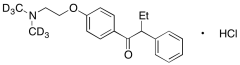 1-[4-[2-Dimethylamino)ethoxy]phenyl]-2-phenyl-1-butanone-d6 Hydrochloride