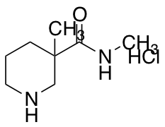 N,3-dimethyl-3-piperidinecarboxamide hydrochloride