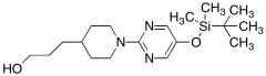 1-[(5-[(1,1-Dimethylethyl)dimethylsilyl]oxy-2-pyrimidinyl]-4-piperidinepropanol