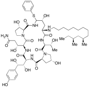 1-[(4R,5R)-N2-(10,12-Dimethyl-N-tetradecyl)-4-hydroxy-5-(phenylthio)-L-ornithine]-pneumoca