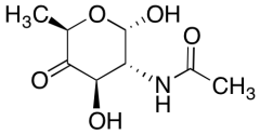N-((2S,3R,4R,6R)-2,4-Dihydroxy-6-methyl-5-oxotetrahydro-2H-pyran-3-yl)acetamide
