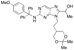 1-(9-(2-(2,2-Dimethyl-1,3-dioxan-5-yl)ethyl)-2-(((4-methoxyphenyl)diphenylmethyl)amino)-9H