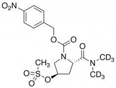 (2S,4R)-2-[(Dimethylamino)carbonyl]-4-[(methylsulfonyl)oxy]-1-pyrrolidinecarboxylic Acid-d
