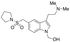 3-[2-(Dimethylamino)ethyl]-5-[(1-pyrrolidinylsulfonyl)methyl]-1H-indole-1-methanol