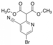 1,3-Dimethyl 2-(5-Bromo-3-cyanopyridin-2-yl)propanedioate