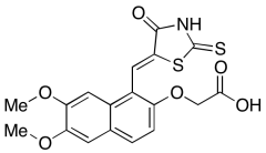 [[6,7-Dimethoxy-1-[(4-oxo-2-thioxo-5-thiazolidinylidene)methyl]-2-naphthalenyl]oxy]-acetic