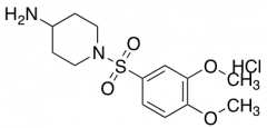 1-(3,4-dimethoxybenzenesulfonyl)piperidin-4-amine hydrochloride