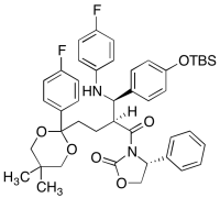 (4R)-3-[(2S)-2-[(R)-[4-[[(1,1-Dimethylethyl)dimethylsilyl]oxy]phenyl][(4-fluorophenyl)amin