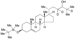 (3&beta;)-3-[[(1,1-Dimethylethyl)dimethylsilyl]oxy]-cholest-5-en-24-ol-d3