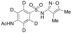 4'-[(4,5-Dimethyl-3-isoxazolyl)sulfamoyl]acetanilide-d4