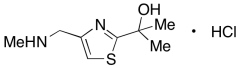 &alpha;,&alpha;-Dimethyl-4-[(methylamino)methyl]-2-thiazolemethanol Hydrochloride