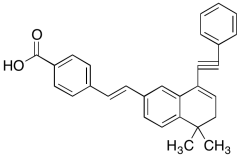 4-[(1E)-2-[5,6-Dihydro-5,5-dimethyl-8-(2-phenylethynyl)-2-naphthalenyl]ethenyl]benzoic Aci