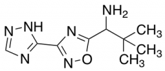 2,2-Dimethyl-1-[3-(4H-1,2,4-triazol-3-yl)-1,2,4-oxadiazol-5-yl]propan-1-amine